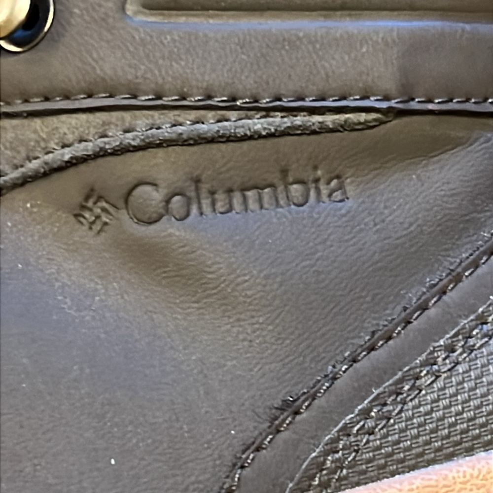Columbia Brown and Red Hiking Boots Rugged Design - Picture 5 of 8